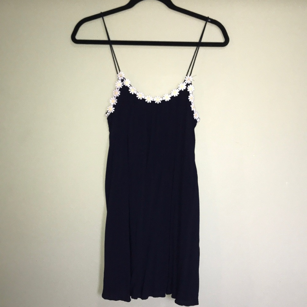 Navy Daisy Sundress